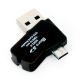 4in1 MicroSDHC 16GB + SD adapteris + MicroSD lasītājs + OTG adapteris