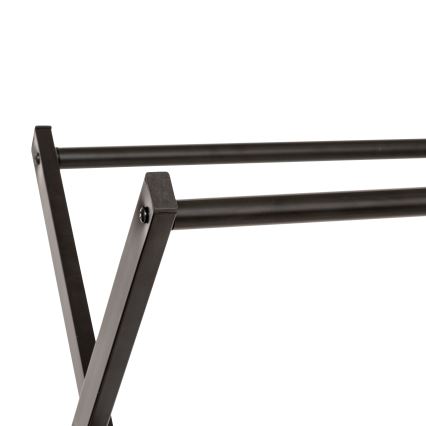 5five - Brīvstāvošs drēbju pakaramais METY 145x98 cm melns