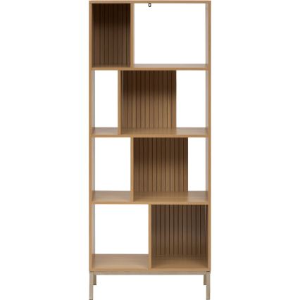 5five - Grāmatu plaukts GRID 63x159x30 cm, brūns