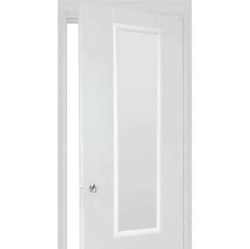 5five - Karājamais durvju spogulis MATCHING 125x35 cm melns