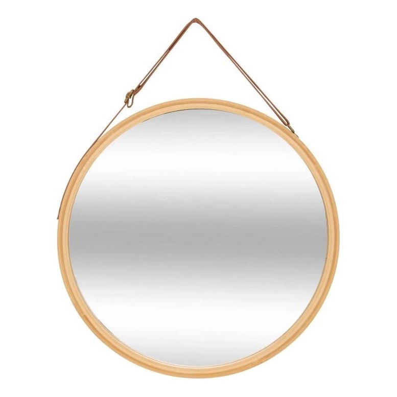 5five - LOBEE sienas spogulis Ø 38 cm, bambuss
