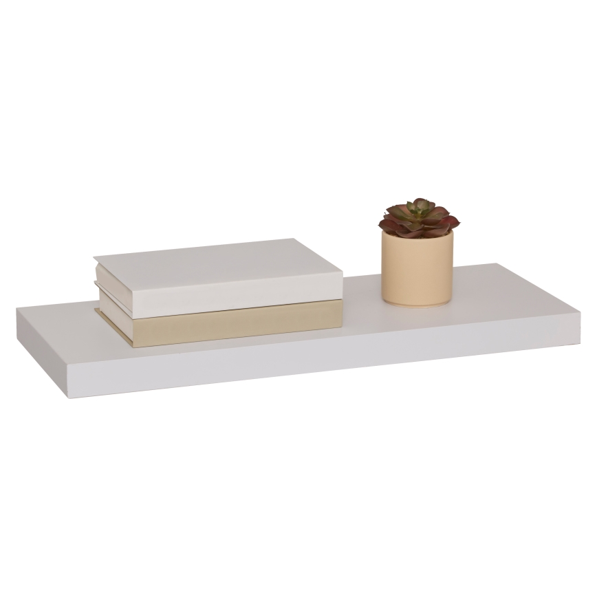 5five - Sienas plaukts HYLE, 60x24 cm, balts