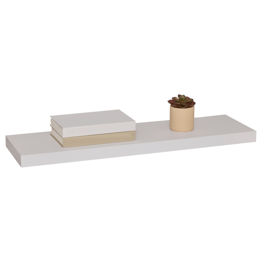 5five - Sienas plaukts HYLE 80x24 cm balts