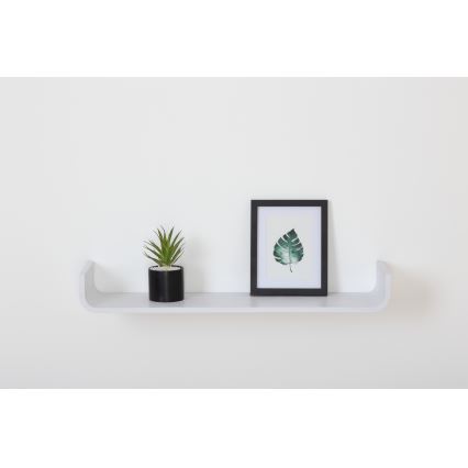 5five - Sienas plaukts KAPTO 80x20 cm balts