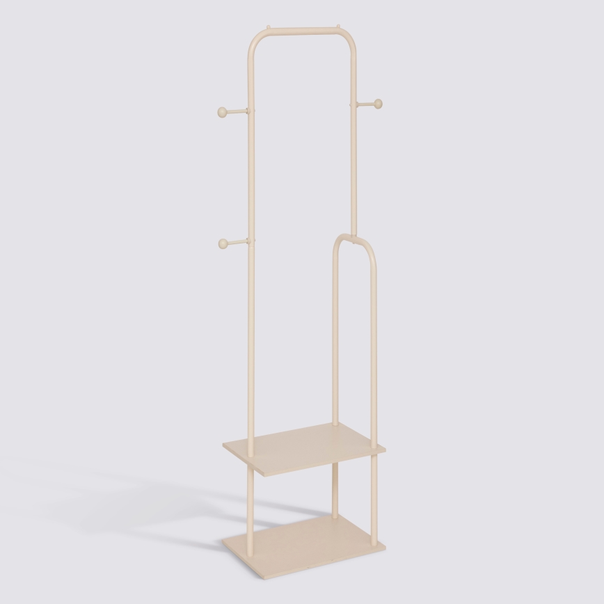 5five - Stāvošs drēbju pakaramais LENTY 164x45 cm brūns