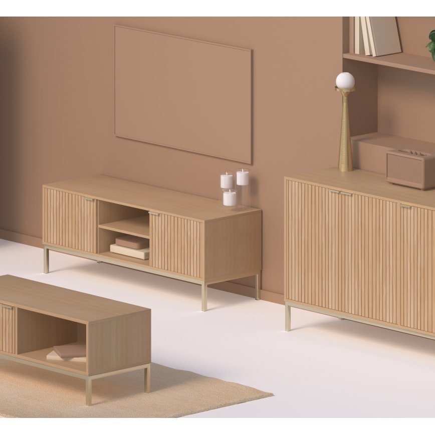 5five - TV galds KUBI 120x40 cm brūns