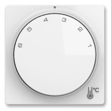 ABB 3292T-A00300 500 - Termostata vāks ar grozāmu vadībuZONI balta