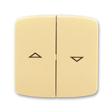ABB 3558A-A662 D - Dalīts žalūzijas slēdža vāciņš TANGO bēšs