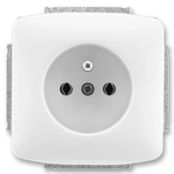 ABB 5518A-A2349 B - Mājas kontaktligzda bez rāmja TANGO 250V balta
