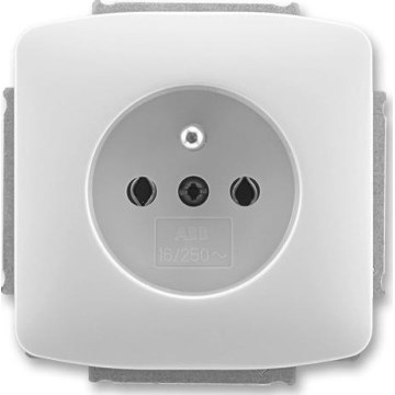 ABB 5518A-A2349 S - Mājas kontaktligzda bez rāmja TANGO 250V pelēka