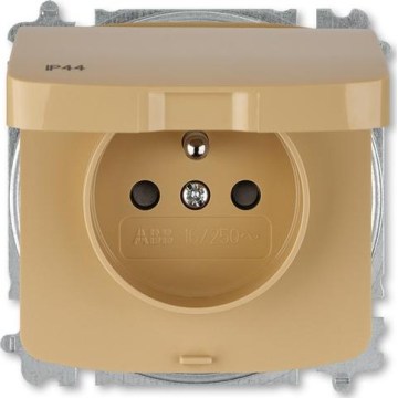 ABB 6619A-A06997 D - Mājas kontaktligzda bez rāmja TANGO 250V IP44 bēša