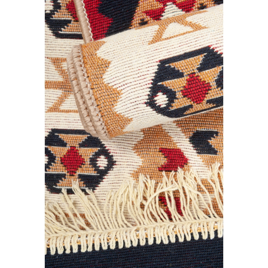 Abpusējs orientālais paklājs KILIM GOLD 60x120 cm daudzkrāsains