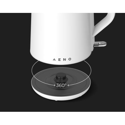 AENO - Tējkanna 1,5 l 2200W/230V balta