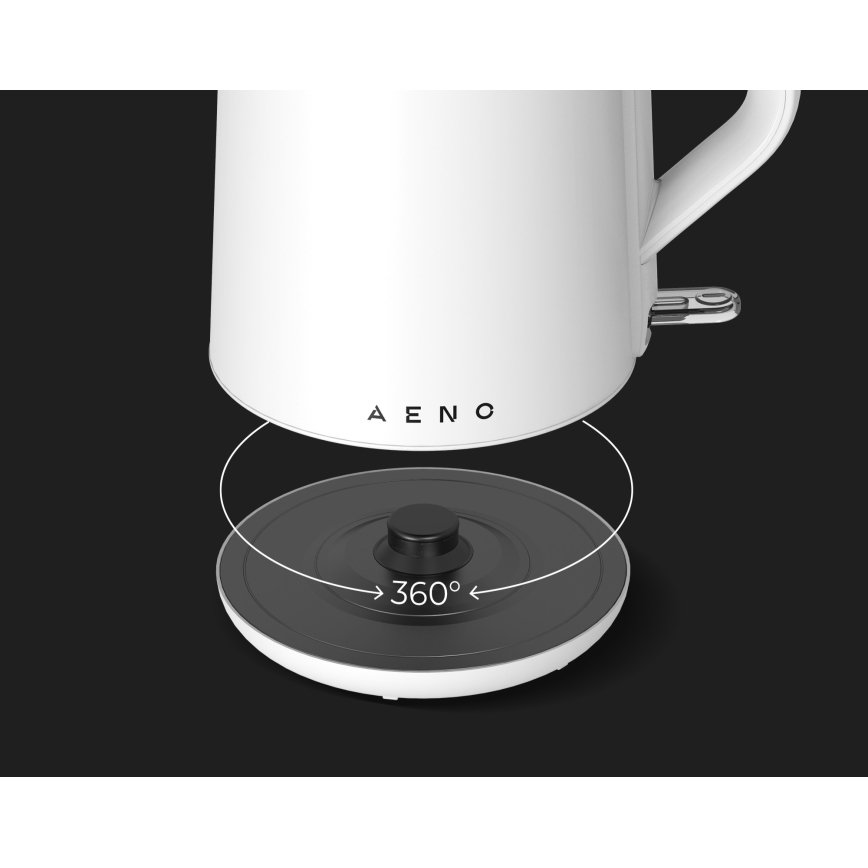 AENO - Tējkanna 1,5 l 2200W/230V balta