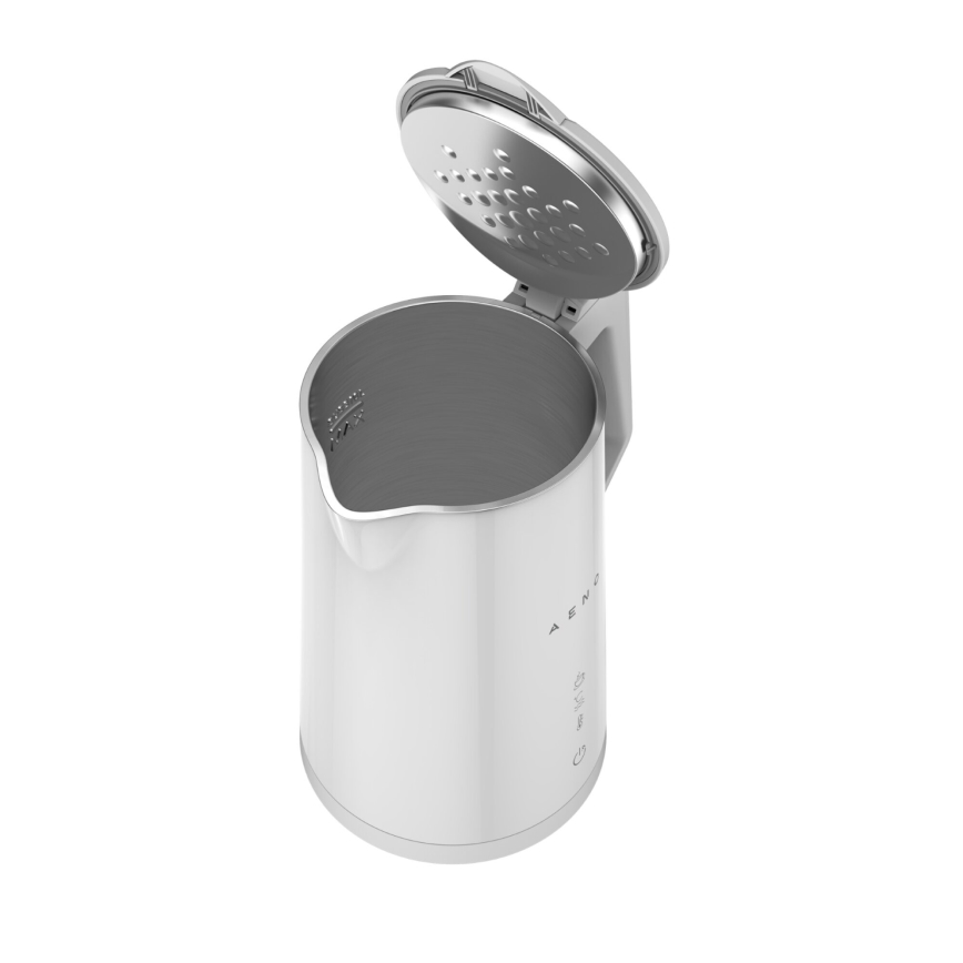 AENO - Viedā ātrā elektriskā tējkanna ar LED displeju 1,7 l 2200W/230V balta