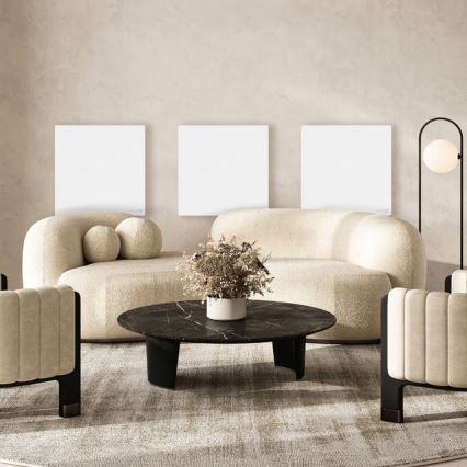 AENO - Viedais 500W elektriskais infrasarkanais panelis ar taimeri/termostatu, Wi-Fi, balts