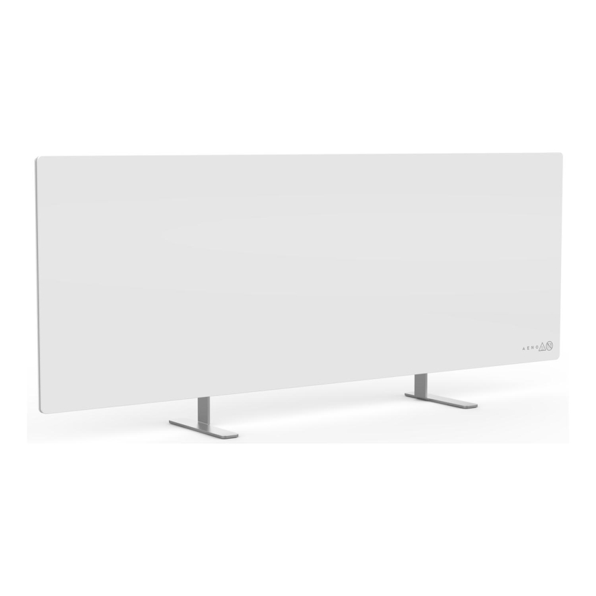 AENO - Viedais elektriskais infrasarkanais panelis 700W taimeris/termostats IP44 Wi-fi balta
