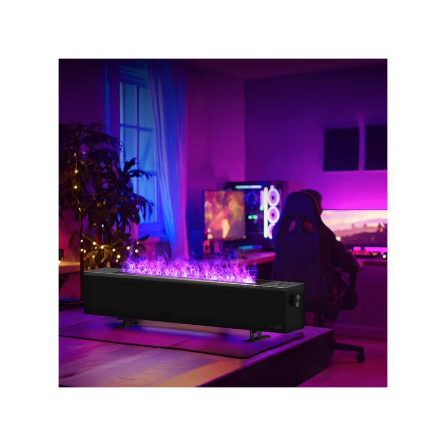 AENO - Viedais elektriskais tiešais sildītājs/konvektors 1000/2000W melns