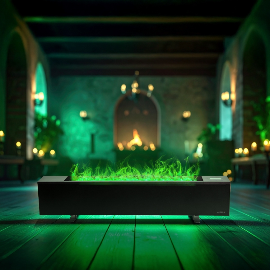 AENO - Viedais elektriskais tiešais sildītājs/konvektors 1000/2000W melns