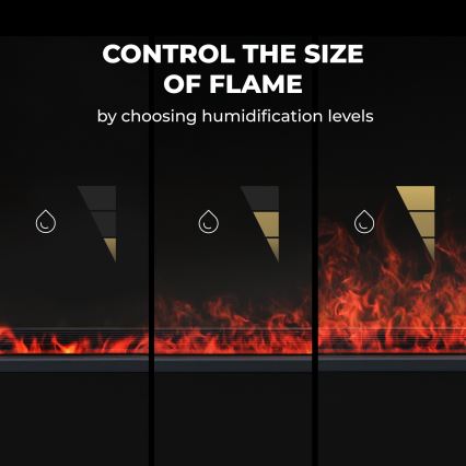AENO - Viedais elektriskais tiešais sildītājs/konvektors 1000/2000W melns