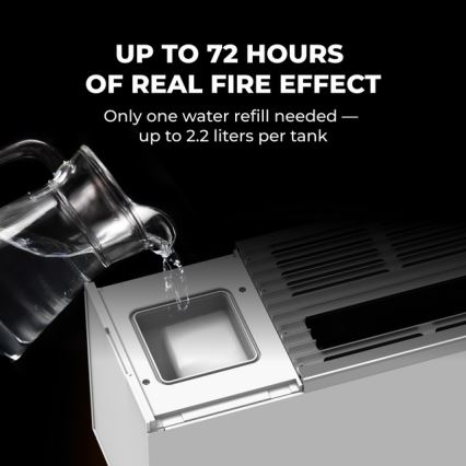 AENO - Viedais elektriskais tiešās darbības sildītājs/konvektors 1000/2000W balts