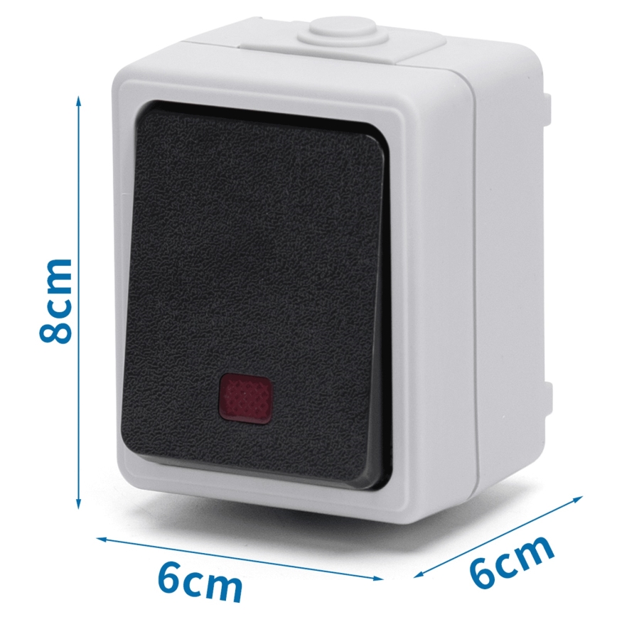 Aigostar - 1 pogas slēdzis IP54