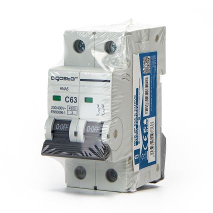 Aigostar - 2-polu automāts 2P-50A-C 230-400V