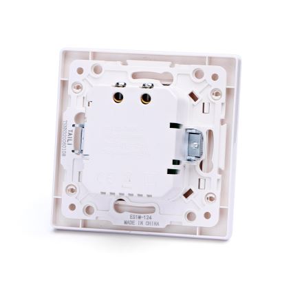 Aigostar - 2x USB-A barošanas rozete ar rāmi, balta