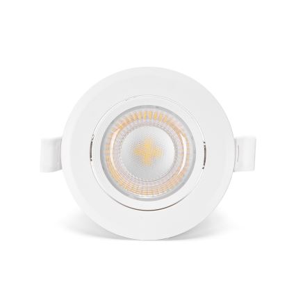 Aigostar - 3x LED Griestapslāni komplekts LED/5W/230V 4000K Ø 8,5 cm balts
