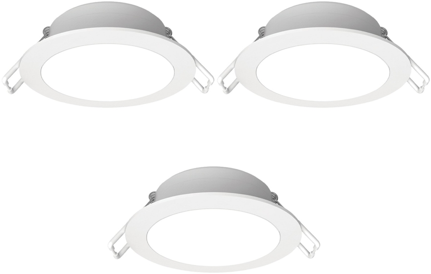 Aigostar - 4,8W LED vannas istabas griestu gaismekļu komplekts 3x LED/230V IP65 balts
