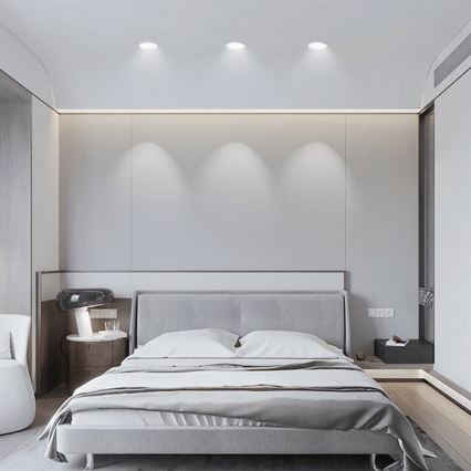 Aigostar - 4,8W LED vannas istabas griestu gaismekļu komplekts 3x LED/230V IP65 balts