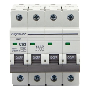 Aigostar - 4-fāžu automāts 4P-63A-C 400V