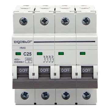 Aigostar - 4-polu automāts 4P-25A-C 400V