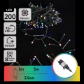 Aigostar - Āra LED Ziemassvētku virtene 200xLED/8 funkcijas 8m IP44 daudzkrāsaina