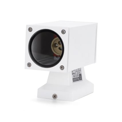 Aigostar - Āra sienas lampa 1xGU10/230V balta IP65 leņķa