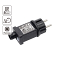 Aigostar - Āra strāvas adapters 9W/31V, 8 funkcijas, IP44, melns
