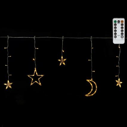Aigostar - LED āra virtene 120xLED/6W/230V/8 funkcijas 3x0,6m IP44 silti balta + tālvadība