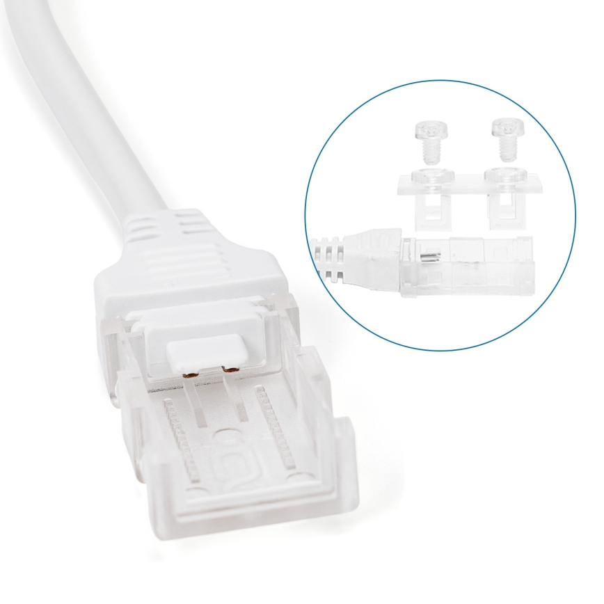 Aigostar - Barošanas avots LED sloksnēm 10 mm 600W/230V balts
