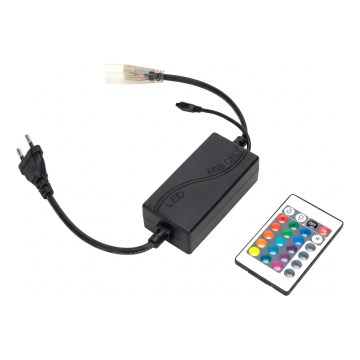 Aigostar - Barošanas kabelis LED RGB lentei 1000W/230V ar tālvadības pulti