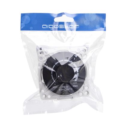 Aigostar - Bezrāmja gaismas regulators 250V/10A melns