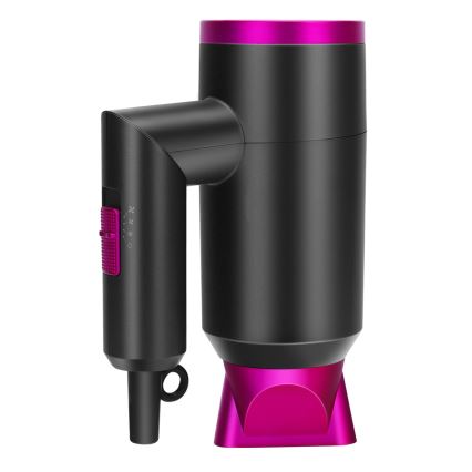 Aigostar - Ceļojumu matu fēns 1800W/230V violeta/melna