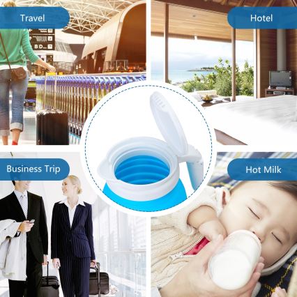 Aigostar - Ceļojumu tējkanna 600ml 1000W/230V