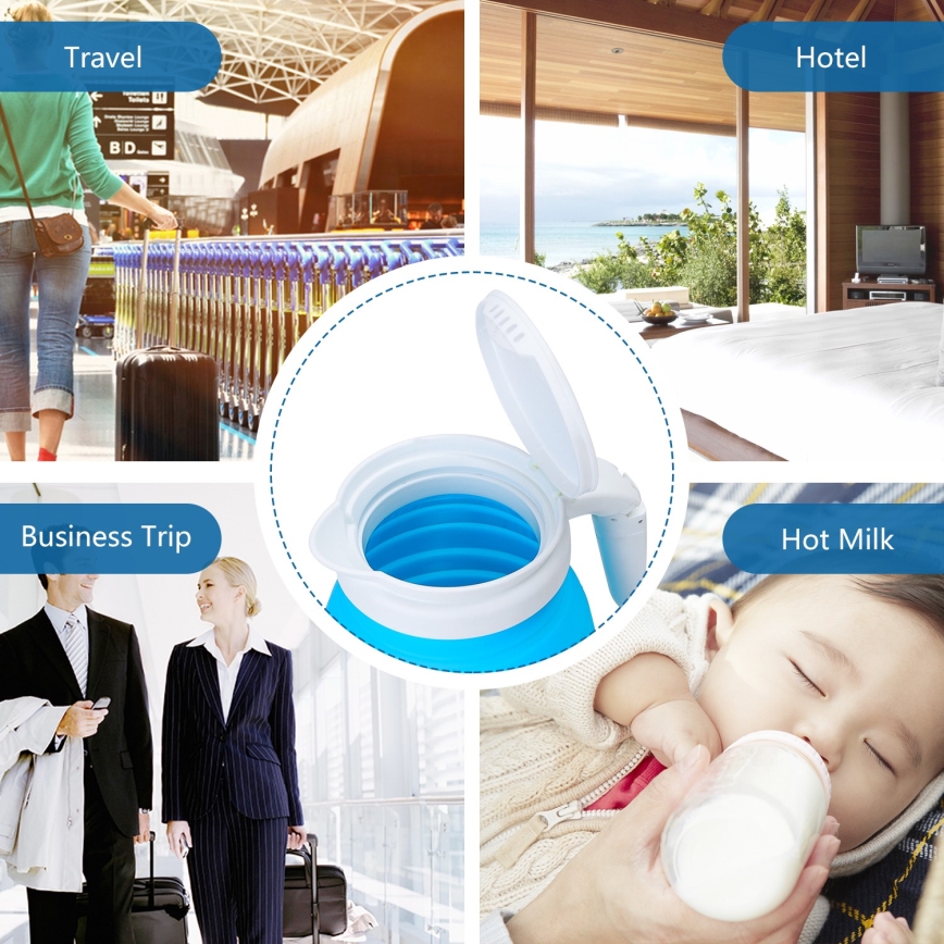 Aigostar - Ceļojumu tējkanna 600ml 1000W/230V