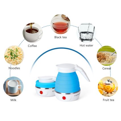 Aigostar - Ceļojumu tējkanna 600ml 1000W/230V