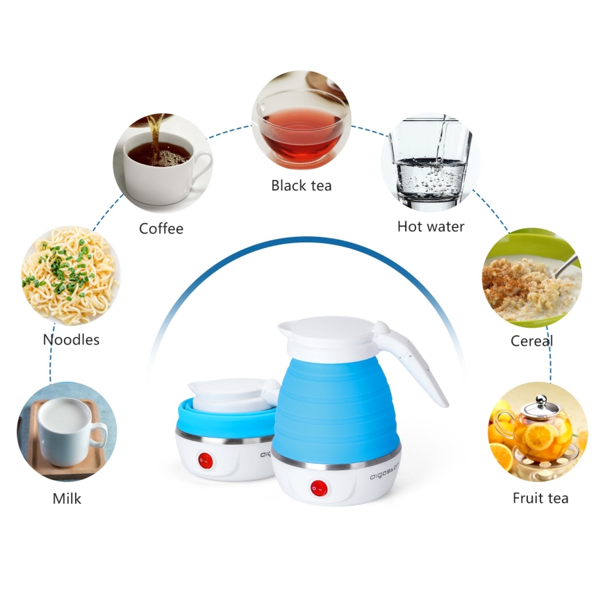 Aigostar - Ceļojumu tējkanna 600ml 1000W/230V