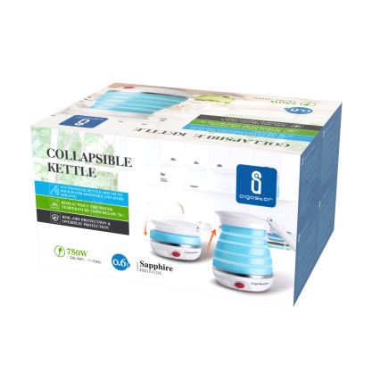 Aigostar - Ceļojumu tējkanna 600ml 1000W/230V