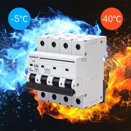 Aigostar - Četru polu automāts 4P-20A-C 400V