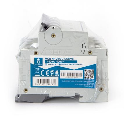 Aigostar - Četru polu automāts 4P-20A-C 400V