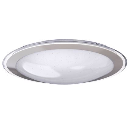 Aigostar - LED griestu gaismeklis ar regulējamu spilgtumu LED/30W/230V 2700-6500K Ø 42,9 cm hroms + tālvadības pults