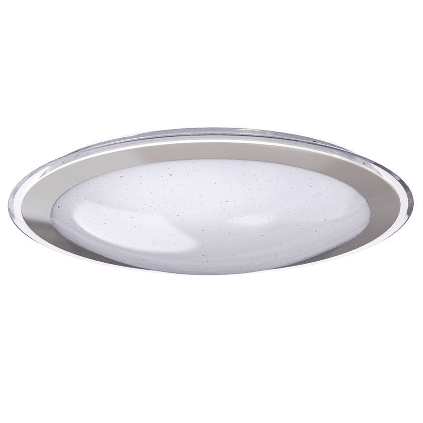 Aigostar - LED griestu gaismeklis ar regulējamu spilgtumu LED/30W/230V 2700-6500K Ø 42,9 cm hroms + tālvadības pults